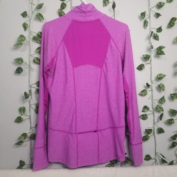 Champion Semi Fitted Womens Purple Pink 1/4 Zip Up Stretch Pullover Swea… - Picture 11 of 11